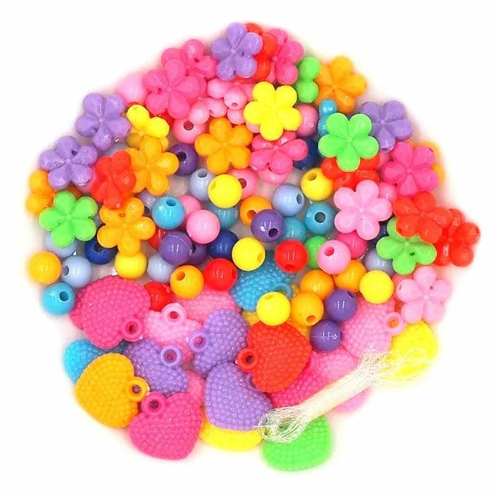 Bead Kits |   Heart Triple Pack Plastic Beads Bead Kits Bead Kits