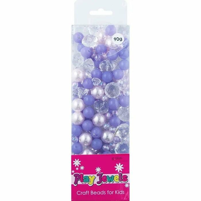 Bead Kits |   Lilac Colour Blister Pack Round & Pearl Beads Bead Kits Bead Kits