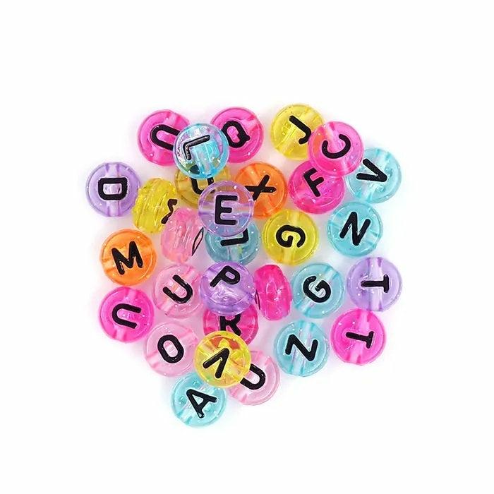 Beads |   Crystal Round Alphabet Beads Beads Beads