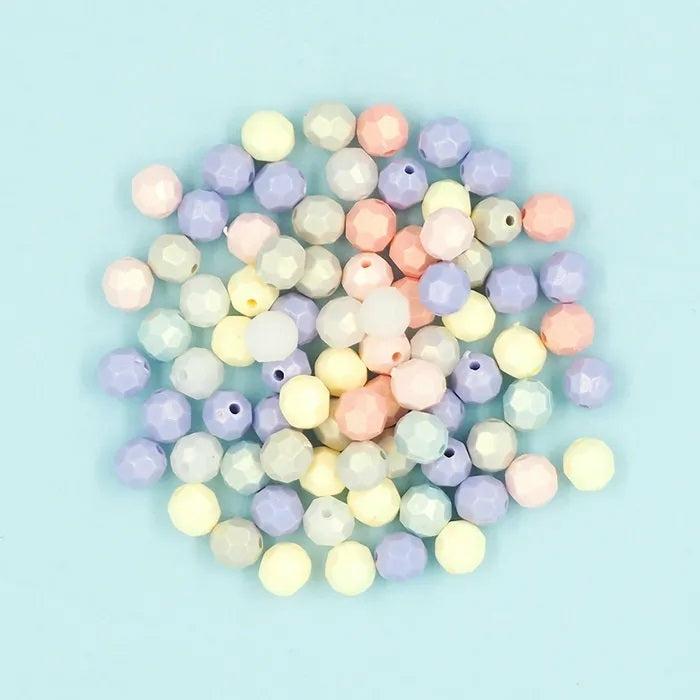 Beads |   Geo Round Shape Pearl Finish Beads Beads Beads