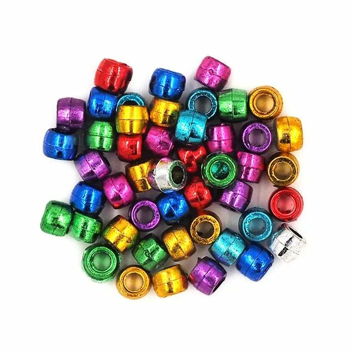 Beads |   Metallic Finish Pony Beads Beads Beads