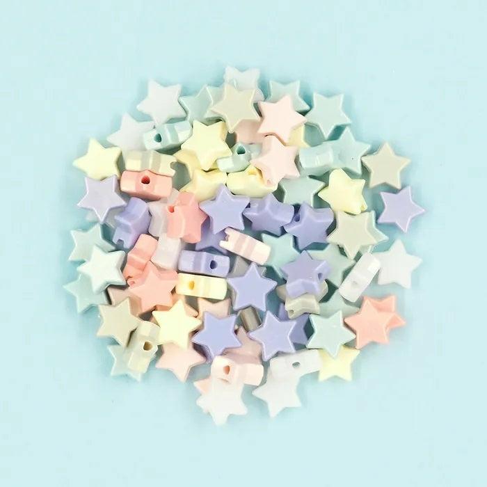 Beads |   Star Shape Pearl Finish Beads Beads Beads