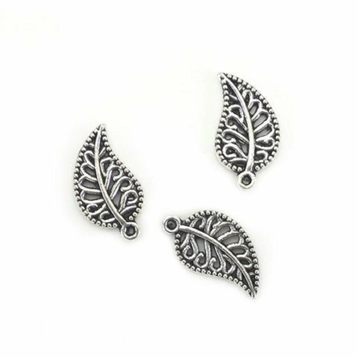 Charms & Pendants |   18Mm Leaf Shape Charms Charms & Pendants Charms & Pendants