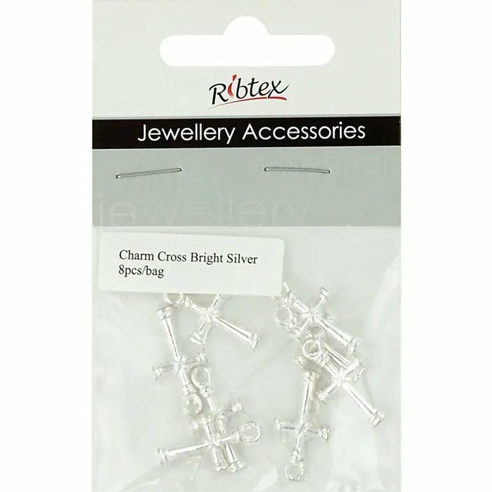 Charms & Pendants |   21Mm Metal Alloy Cross Charms Charms & Pendants Charms & Pendants