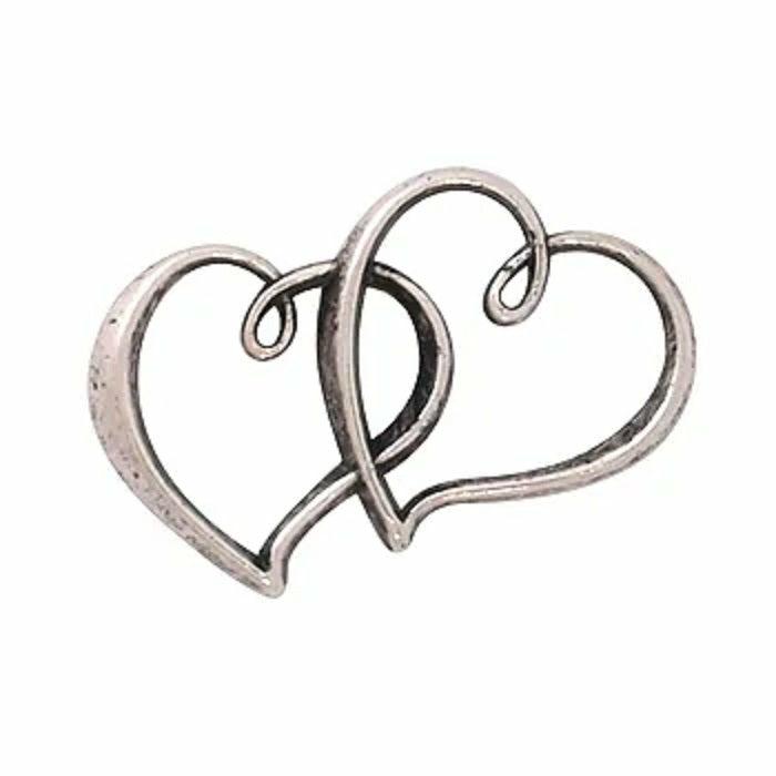 Charms & Pendants |   Double Heart Charms Charms & Pendants Charms & Pendants