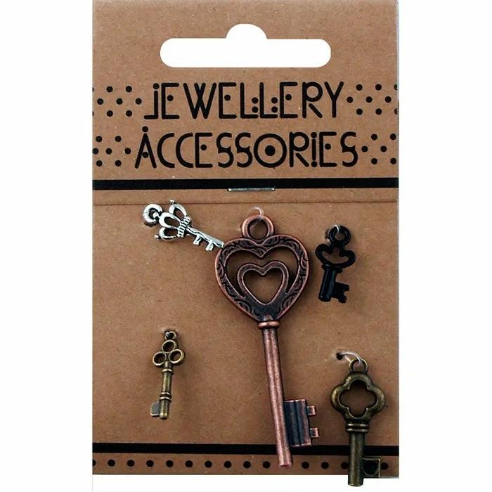 Charms & Pendants |   Metal Alloy Key Charms Charms & Pendants Charms & Pendants