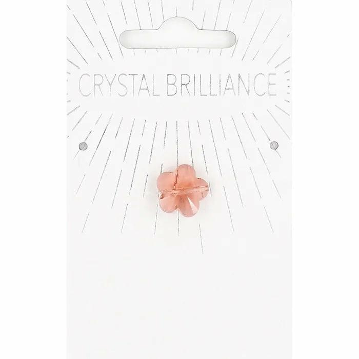 Charms & Pendants |   Pink Colour Flower Shape Crystal Pendant Charms & Pendants Charms & Pendants