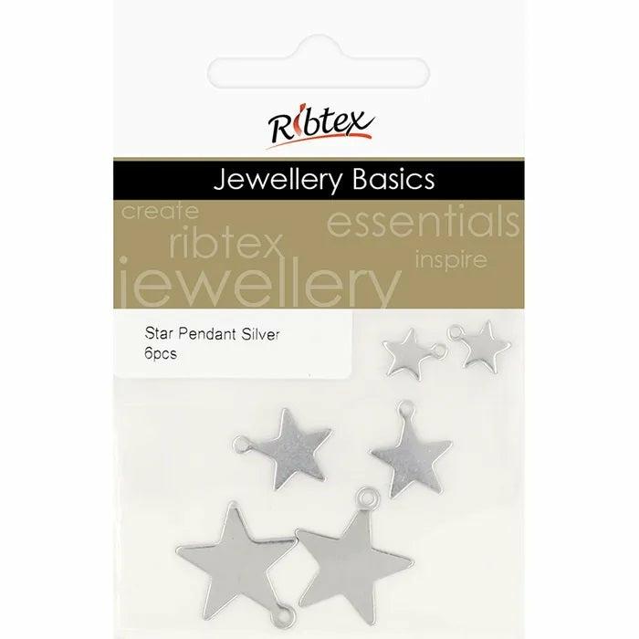 Charms & Pendants |   Silver Colour Star Pendant Charms Charms & Pendants Charms & Pendants