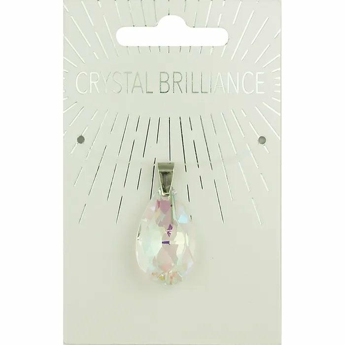 Charms & Pendants |   Teardrop Shape Crystal Pendant (Available In 2 Colours) Charms & Pendants Charms & Pendants