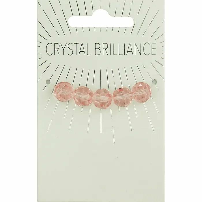 Crystal Beads |   9Mm Round Faceted Crystal Beads (Available In 4 Colours) Crystal Beads Crystal Beads