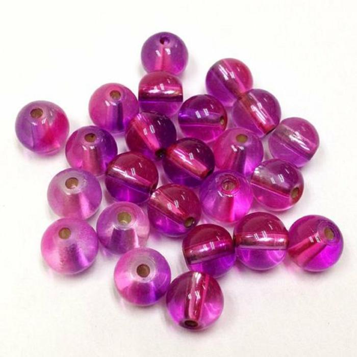 Glass Beads |   6Mm Glass Beads (Available In 6 Colours) Glass Beads Amethyst