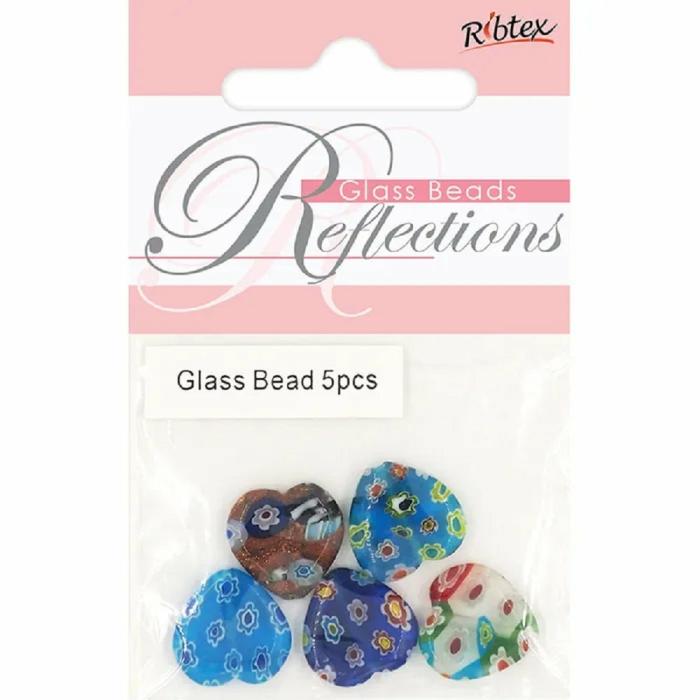 Glass Beads |   Heart Millefiori Glass Beads Glass Beads Glass Beads