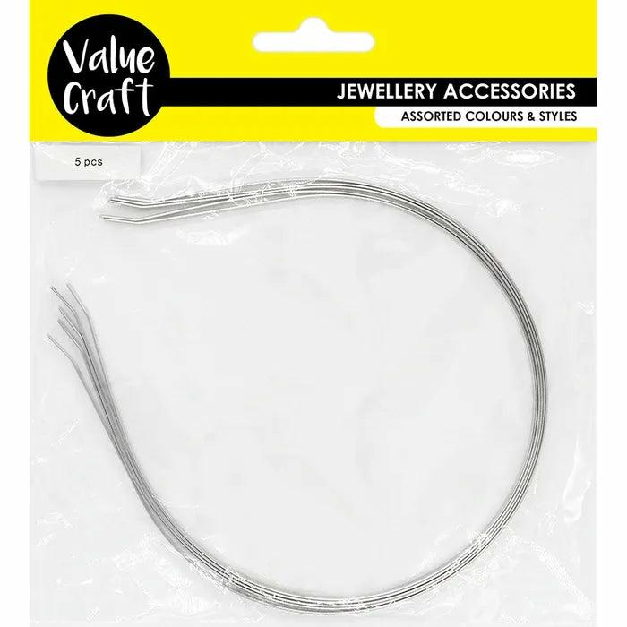 Jewellery Making Accessories |   5Pcs Silver Colour Headband Jewellery Making Accessories Jewellery Making Accessories