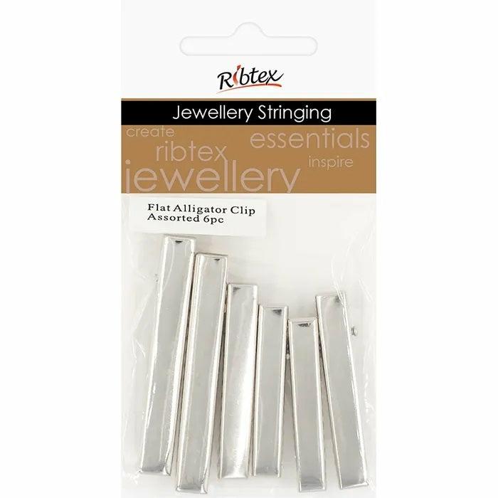 Jewellery Making Accessories |   Jf Flat Rectangle Alligator Hair Clips Jewellery Making Accessories Jewellery Making Accessories