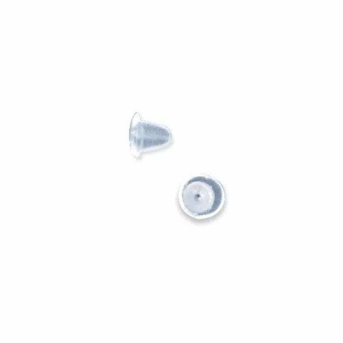 Jewellery Making Basics |   4Mm X 5Mm Plastic Earring Backs Jewellery Making Basics Jewellery Making Basics