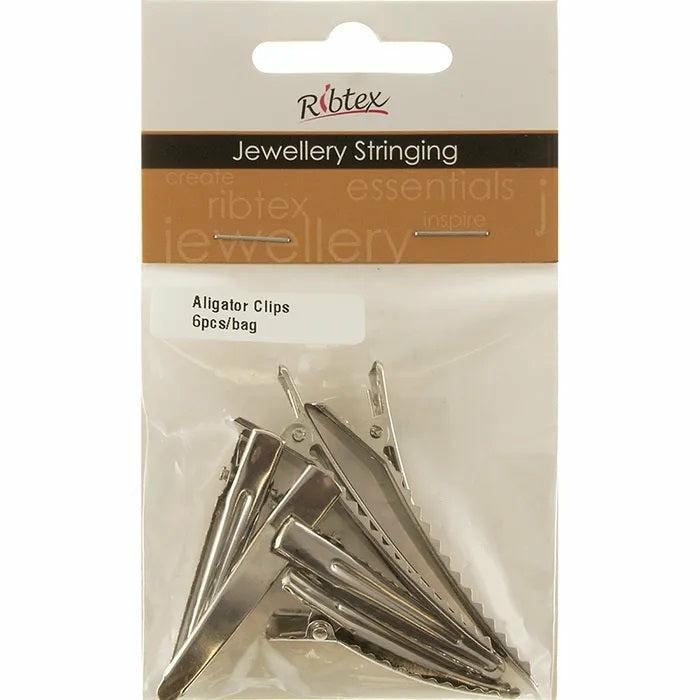 Jewellery Making Basics |   Assorted Sizes Metal Alloy Alligator Clips Jewellery Making Accessories Jewellery Making Accessories