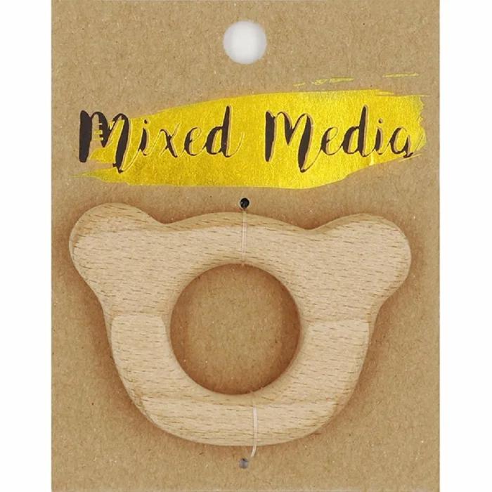 Jewellery Making Basics |   Bear Shape Dummy Wood Ring Jewellery Making Accessories Jewellery Making Accessories