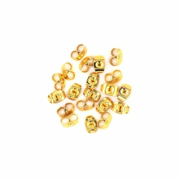 Jewellery Making Basics |   Butterfly Earring Backs (Available In 2 Colours) Jewellery Making Basics Gold