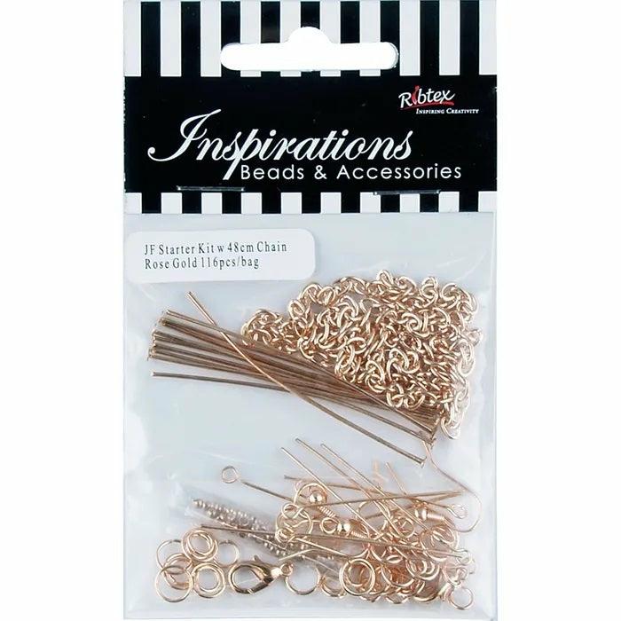 Jewellery Making Basics |   Jf Jewellery Starter Kit With Chain Jewellery Making Basics Jewellery Making Basics