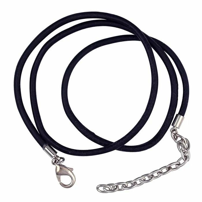 Necklace & Bracelets Making Supplies |   45Cm Leather Necklace With Clasp Jewellery Making Supplies Necklace & Bracelets Making Supplies