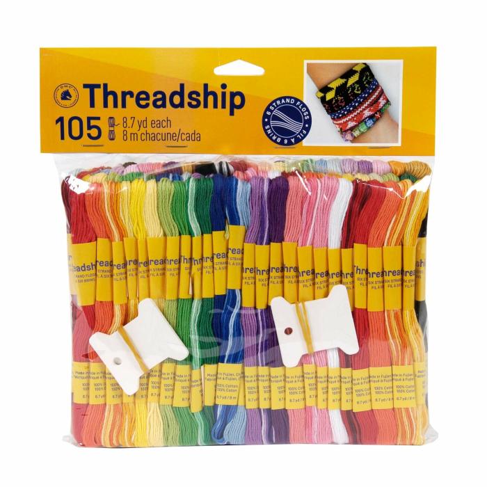 Necklace & Bracelets Making Supplies |   Jumbo Dmc Multi 105 Skeins Threadship Jewellery Making Supplies Necklace & Bracelets Making Supplies