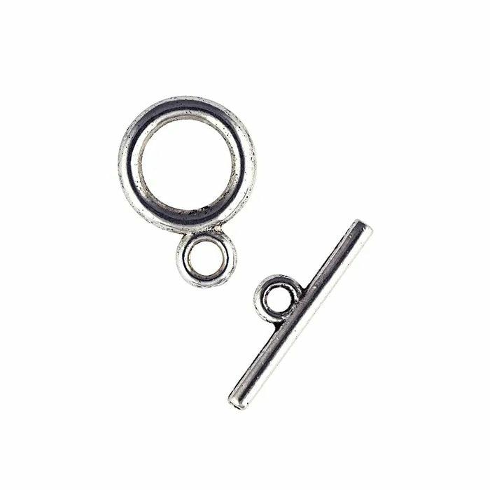 Necklace & Bracelets Making Supplies |   Metal Alloy Plain Toggle Clasp (Available In 2 Colours) Jewellery Making Basics Black