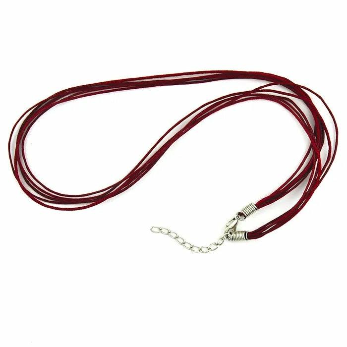 Necklace & Bracelets Making Supplies |   Twine Necklace With Clasp (Available In 6 Colours) Jewellery Making Supplies Black