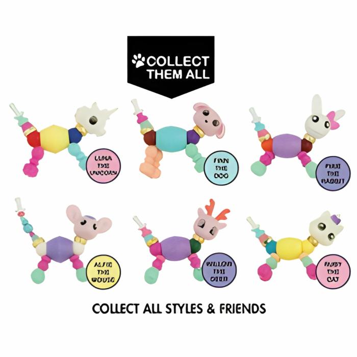 Necklace & Bracelets Making Supplies |   Twist-A-Pet Ready To Wear Kids Bracelet (Available In 6 Varieties) Beads Alfie The Mouse