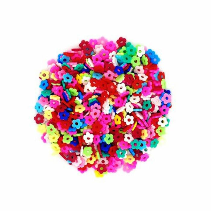 Other Beads |   6Mm Flat Flower Shape Fimo Beads Jewellery Making Supplies Other Beads