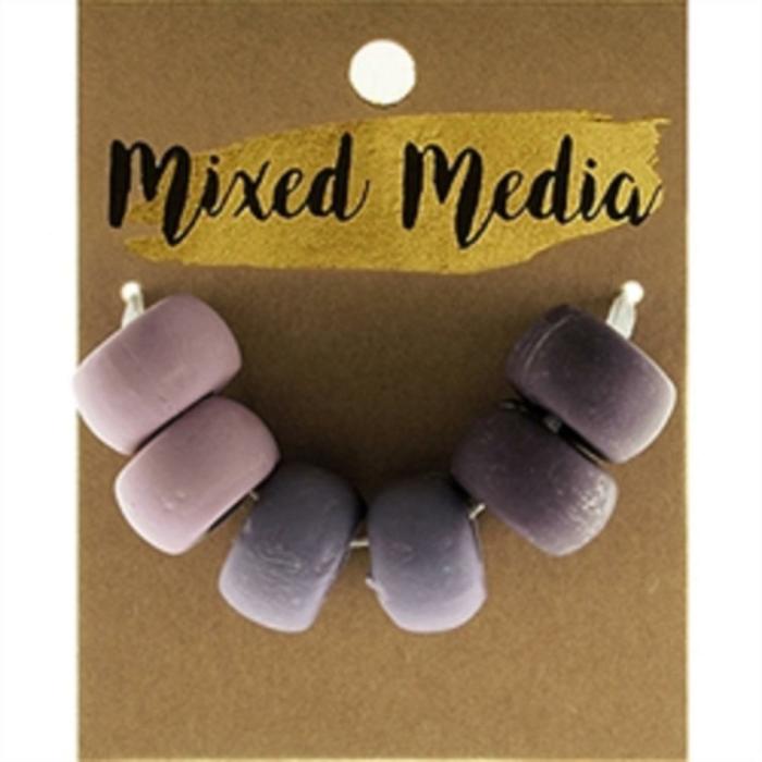 Other Beads |   Assorted Purples Clay Beads Jewellery Making Supplies Other Beads