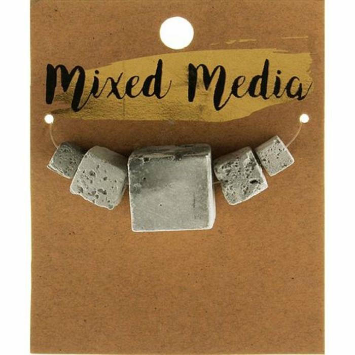 Other Beads |   Cubes Cement Beads Jewellery Making Supplies Other Beads