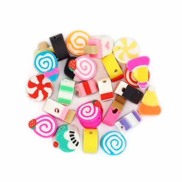 Other Beads |   Fimo Candy Shape Beads Jewellery Making Supplies Other Beads