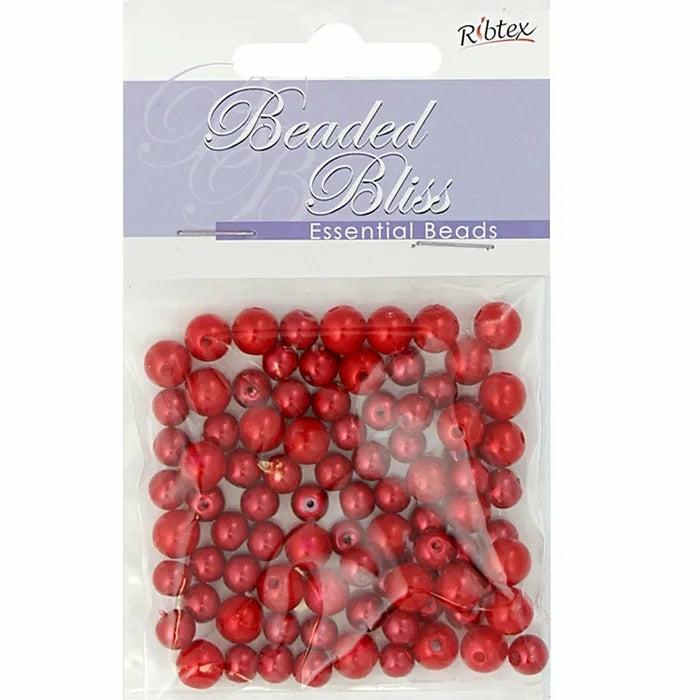 Pearl Beads |   4Mm – 6Mm Plastic Pearl Beads Jewellery Making Supplies Pearl Beads