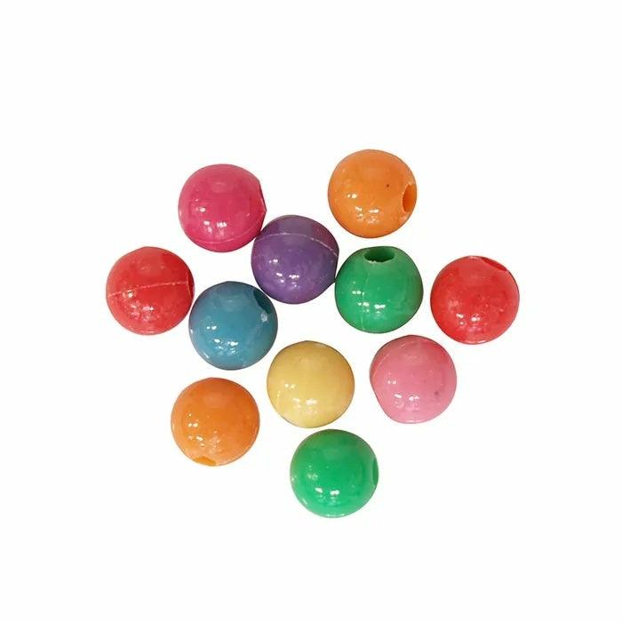 Plastic Beads |   10Mm Plastic Round Shape Beads Jewellery Making Supplies Plastic Beads