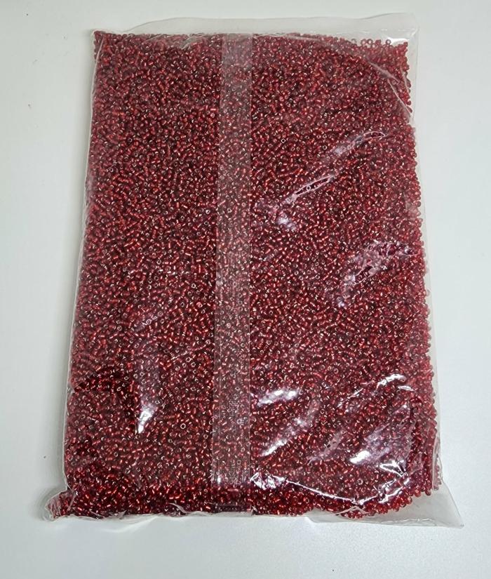 Seed Beads |   Red Colour Bulk Pack Seed Beads Jewellery Making Supplies Seed Beads