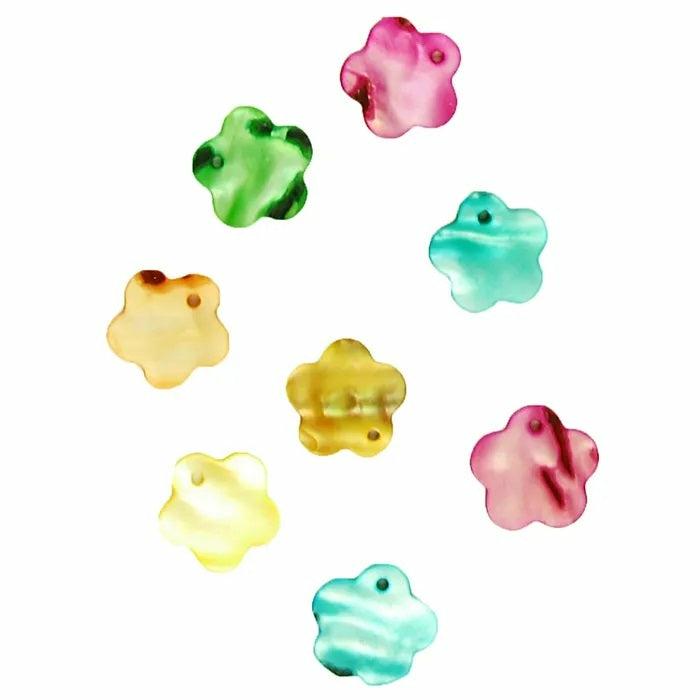 Shell Beads |   12Mm Shell Beads (Available In 2 Designs) Jewellery Making Supplies Flower