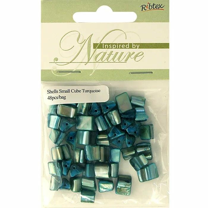 Shell Beads |   Cube Shell Beads (Available In 3 Colours) Jewellery Making Supplies Natural