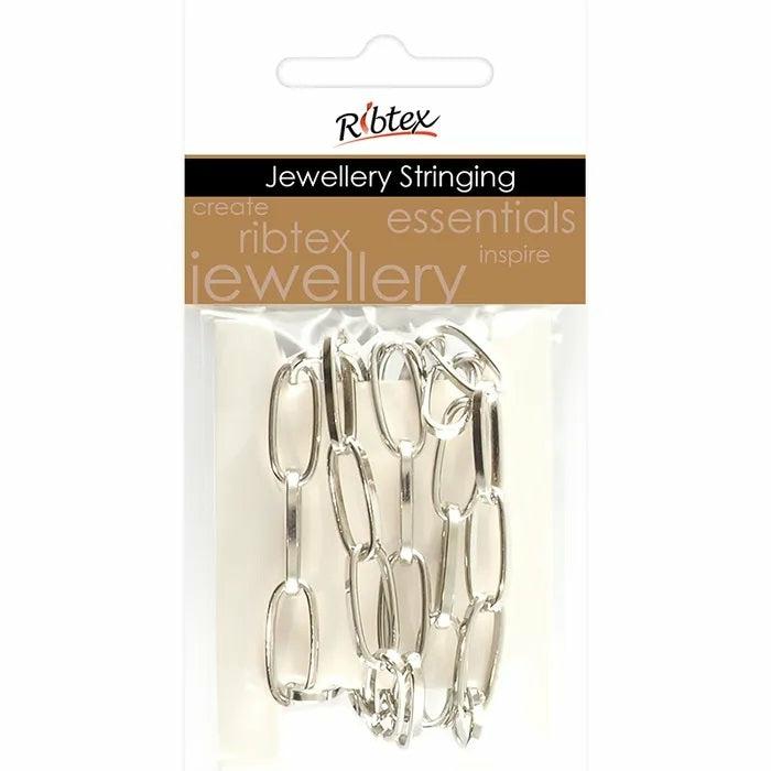 Stringing Materials |   15Mm X 8Mm Metal Alloy Oval Link Chain Jewellery Making Supplies Stringing Materials