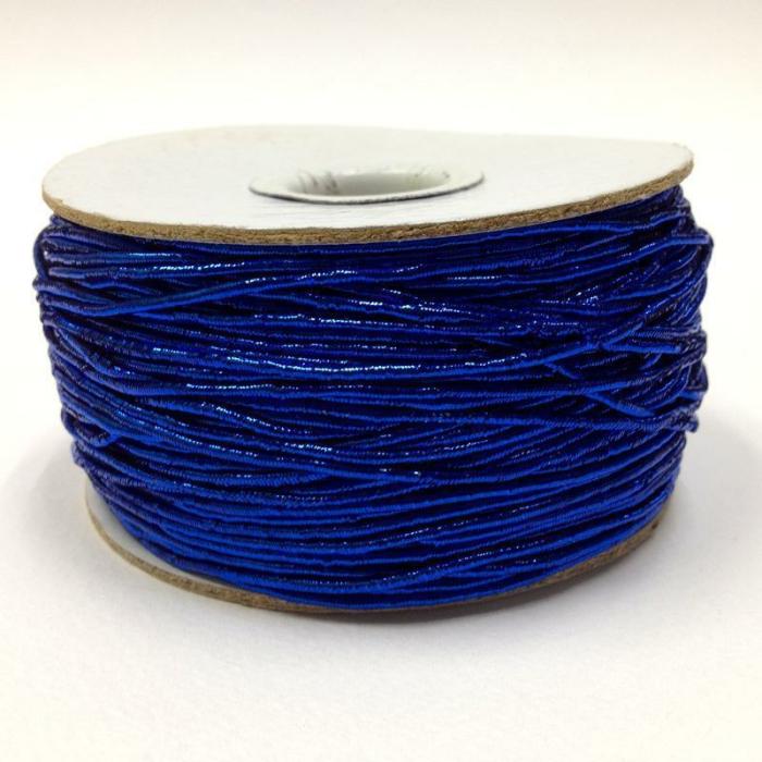 Stringing Materials |   1Mm Metallic Elastic Cord (Available In 4 Colours) Jewellery Making Supplies Blue