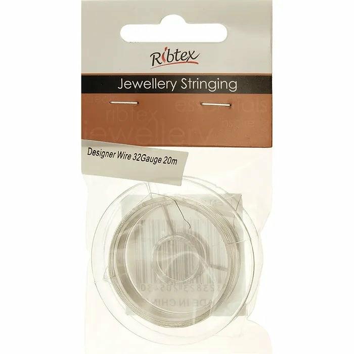 Stringing Materials |   32 Gauge Metal Alloy Designer Beading Wire (Available In 4 Colours) Jewellery Making Supplies Black