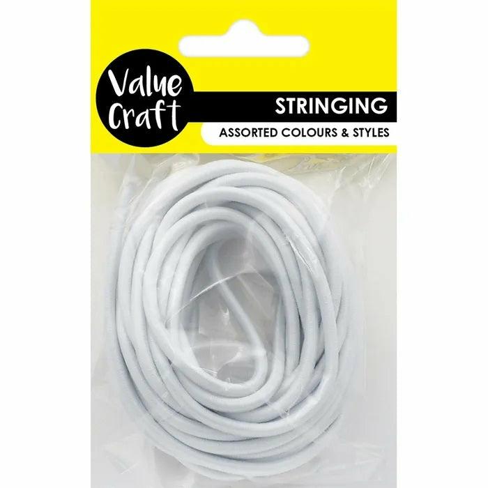 Stringing Materials |   3Mm Round Elastic Cord Thread (Available In 2 Colours) Jewellery Making Supplies Black