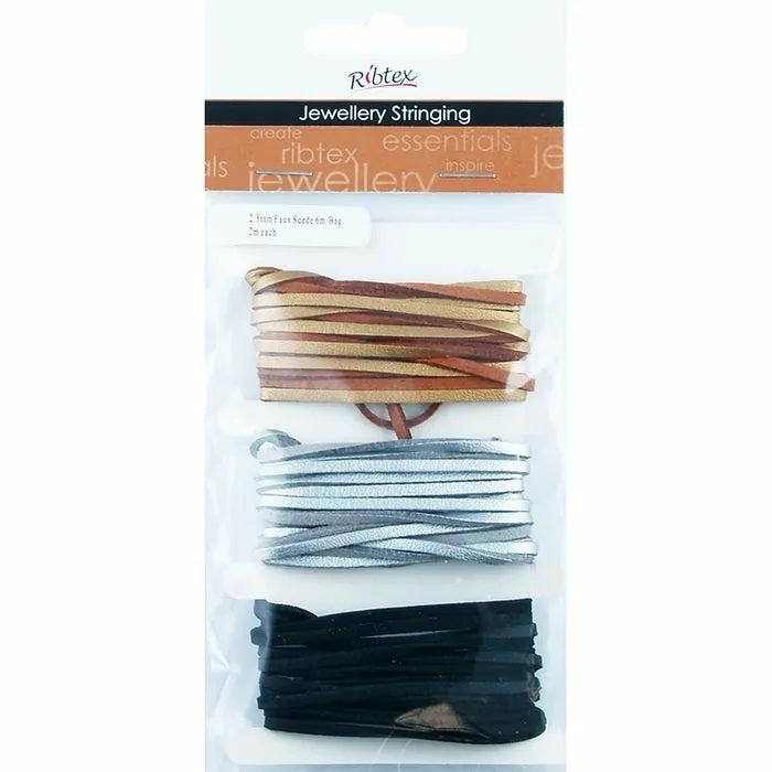 Stringing Materials |   3Mm Simulated Faux Leather Thonging (Available In 3 Colours) Jewellery Making Supplies Beige - Tan - Brown