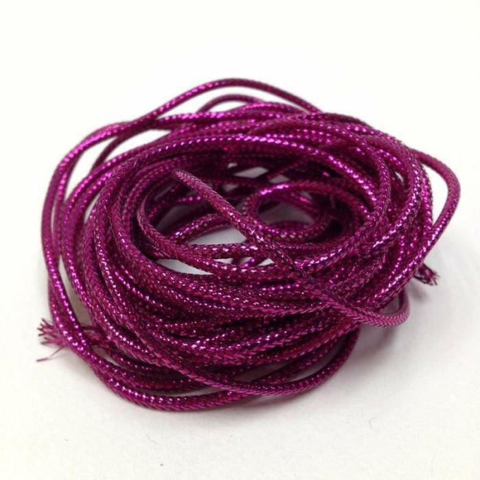 Stringing Materials |   8Ply Metallic Cord (Available In 7 Colours) Jewellery Making Supplies Blue