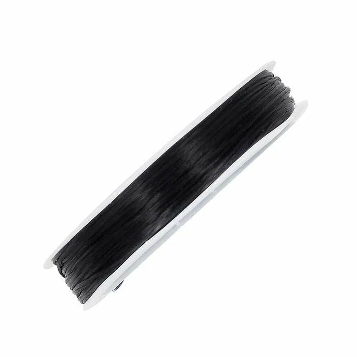 Stringing Materials |   Easy Knot Black Stretch Thread Roll Jewellery Making Supplies Stringing Materials