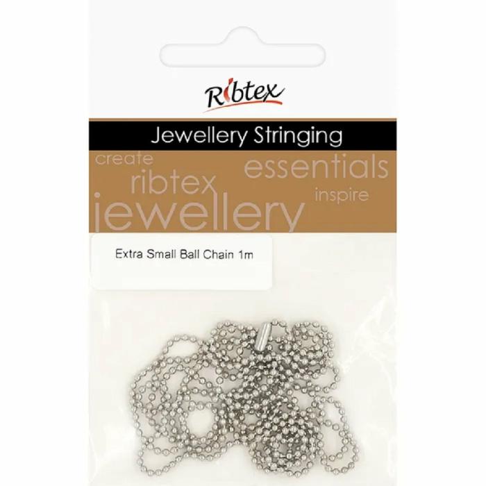 Stringing Materials |   Extra Small Ball Stringing Chain Jewellery Making Supplies Stringing Materials