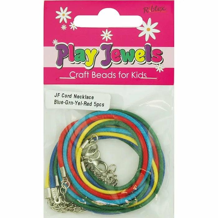 Stringing Materials |   Waxed Necklace Cord (Available In 2 Colours) Jewellery Making Supplies Blue - Green - Yellow - Red