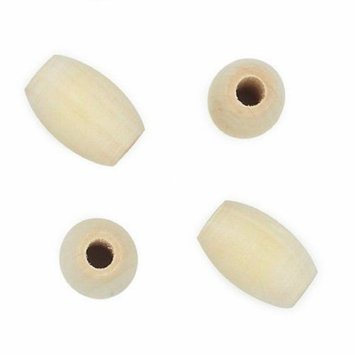 Wooden Beads |   Macrame Barrel Rope Wooden Beads Jewellery Making Supplies Wooden Beads