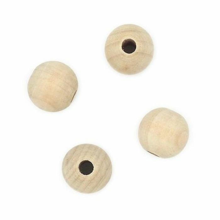 Wooden Beads |   Macrame Round Wooden Beads Jewellery Making Supplies Wooden Beads