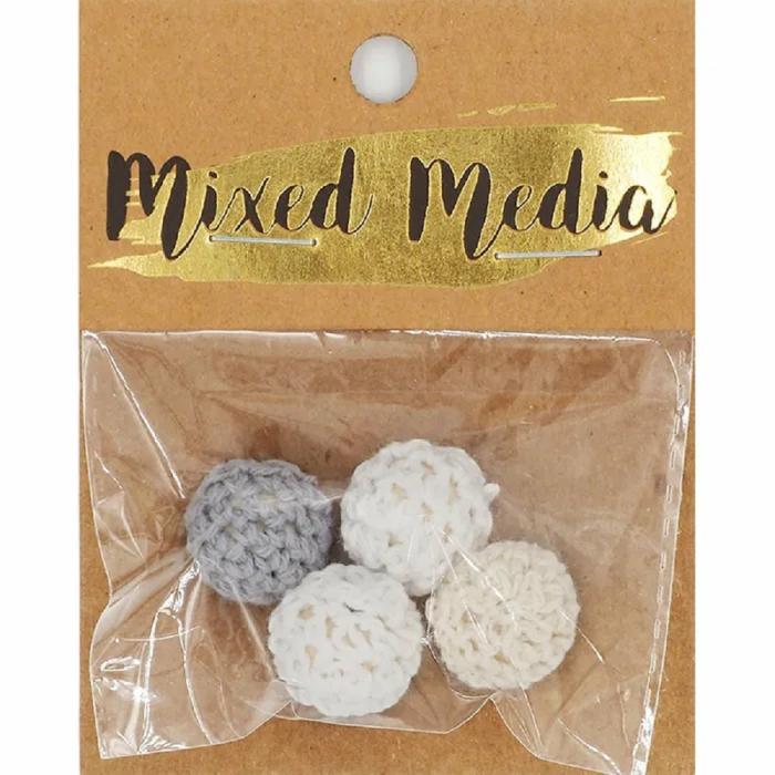 Other Beads |   16Mm Naturals Knitted Beads Jewellery Making Supplies Other Beads