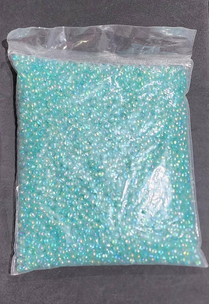 Plastic Beads |   Turquoise Colour Bulk Pack Plastic Beads Jewellery Making Supplies Plastic Beads